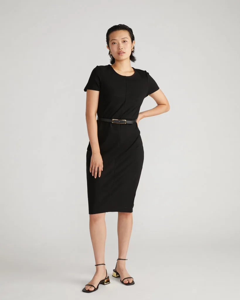 Black Executive Ponte Dress