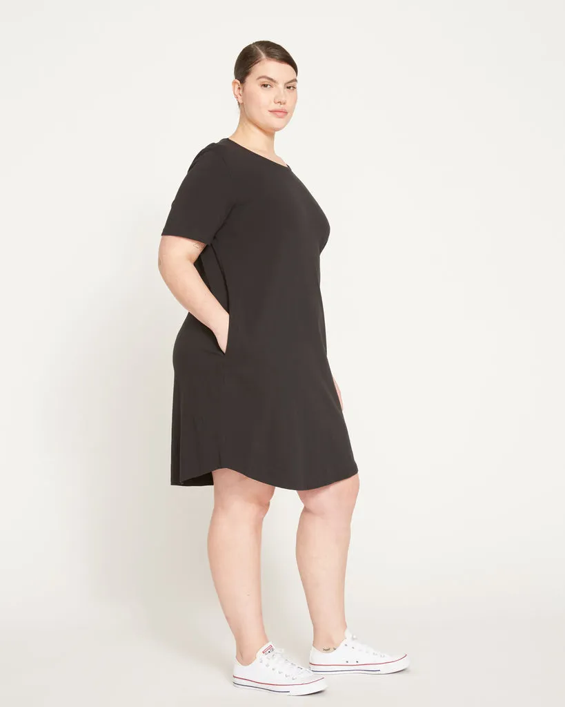 Black Halie T-Shirt Dress