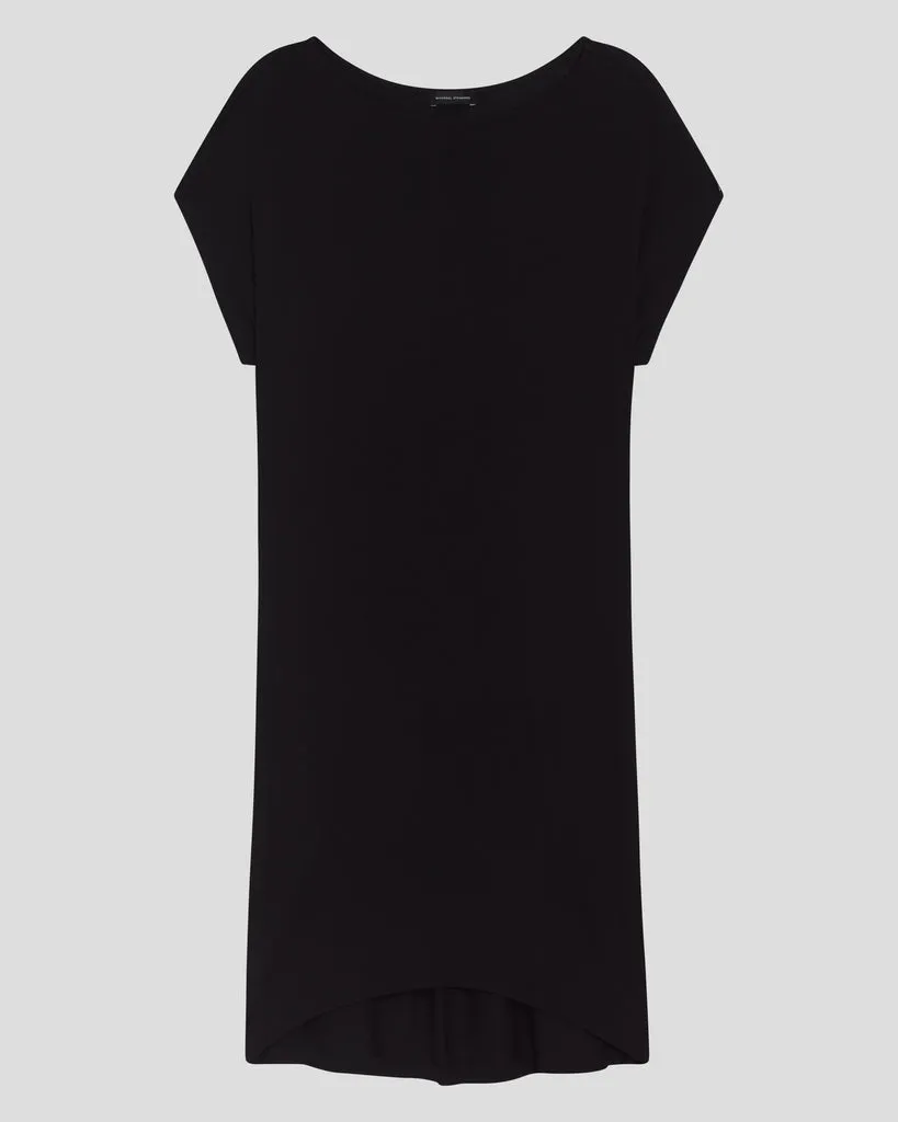 Black Helen Liquid Jersey Shift Dress