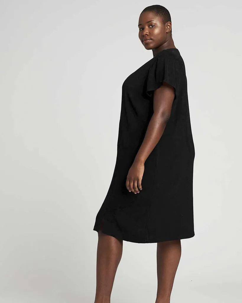 Black Kendra Crepe Dress