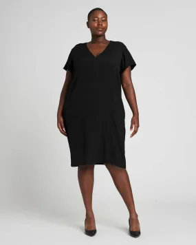 Black Kendra Crepe Dress