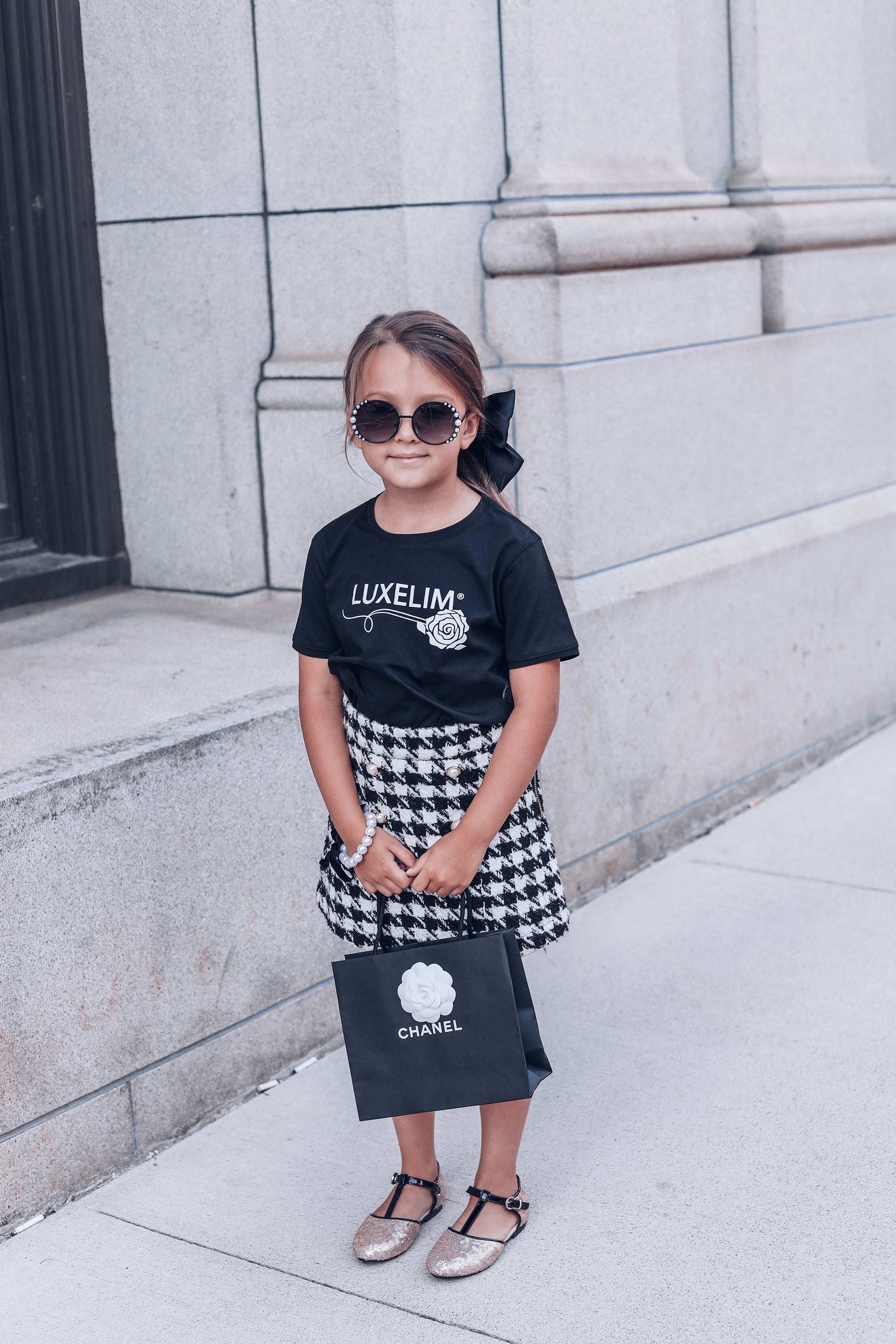 Black Kids T-Shirt from LUXELIM