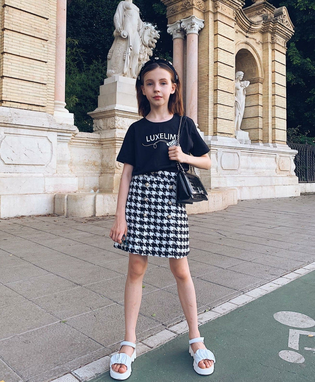 Black Kids T-Shirt from LUXELIM