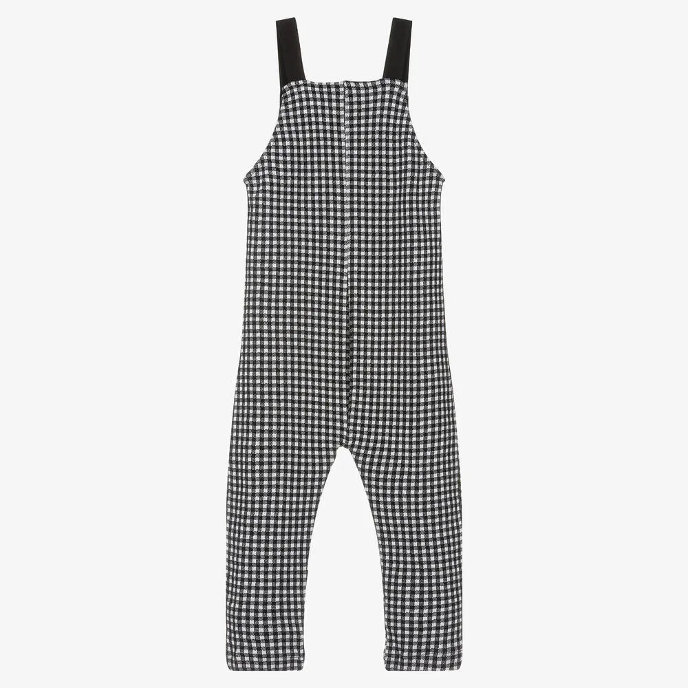 Organic Cotton Black Dungarees