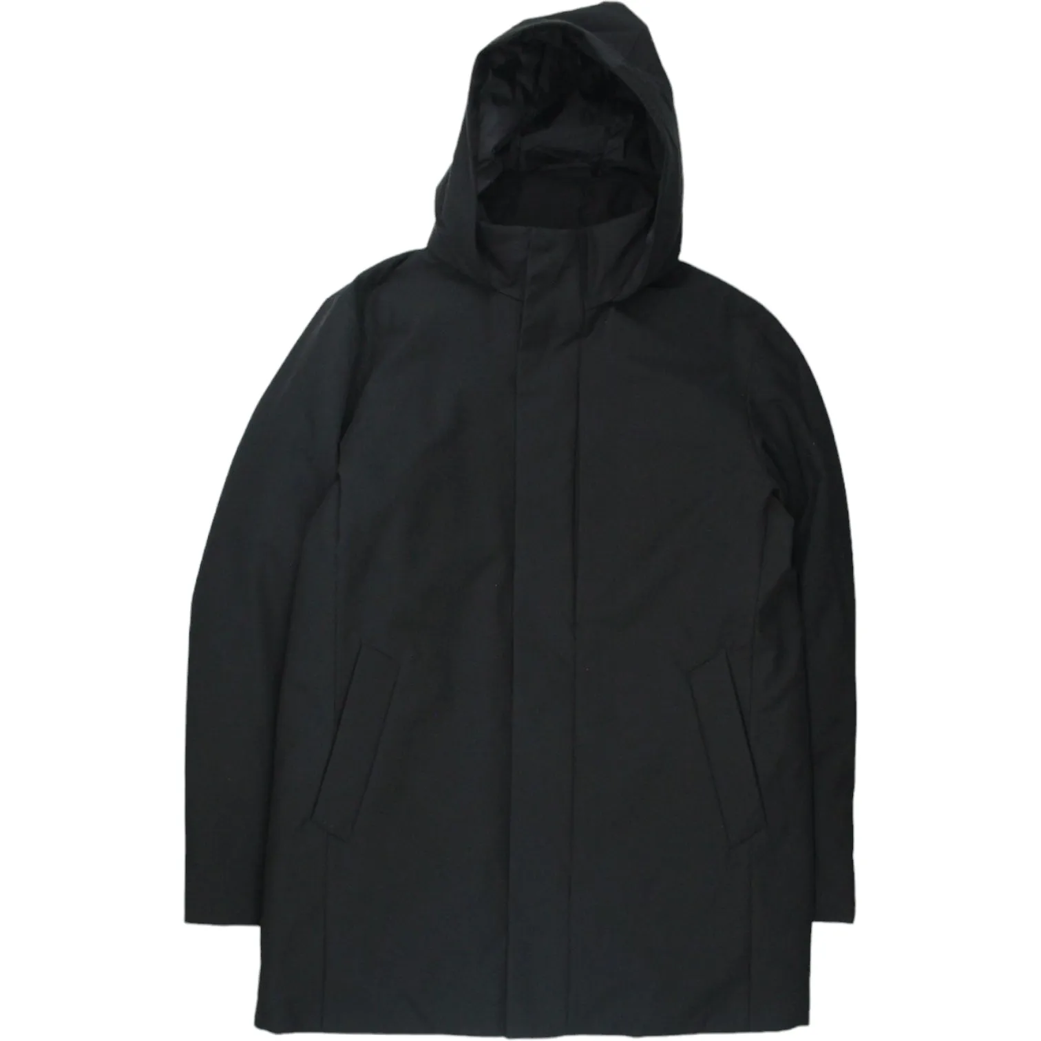 Black Padded Coat by Uniqlo