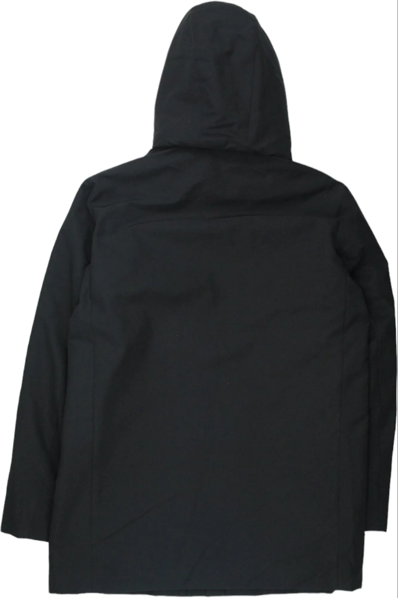 Black Padded Coat by Uniqlo