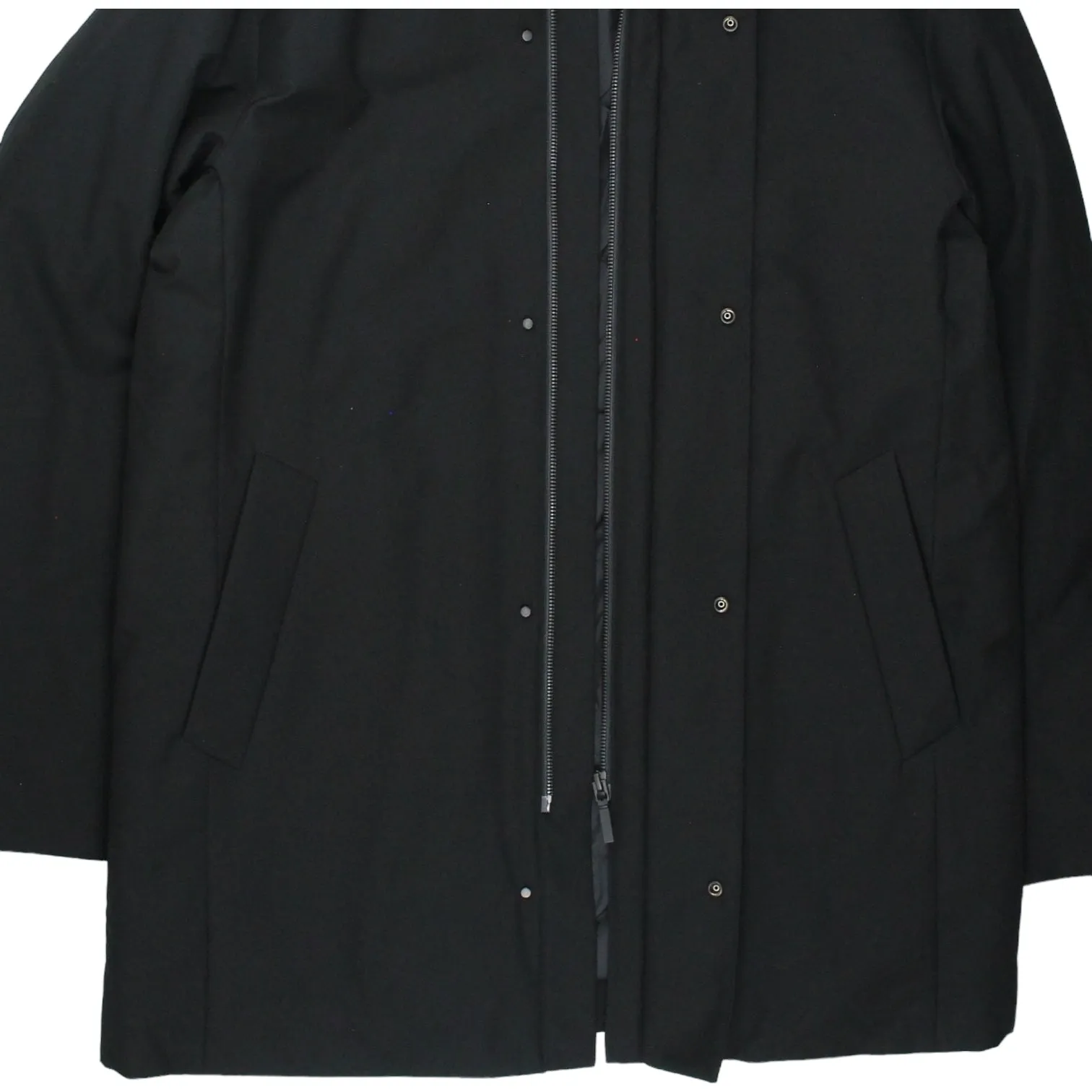 Black Padded Coat by Uniqlo