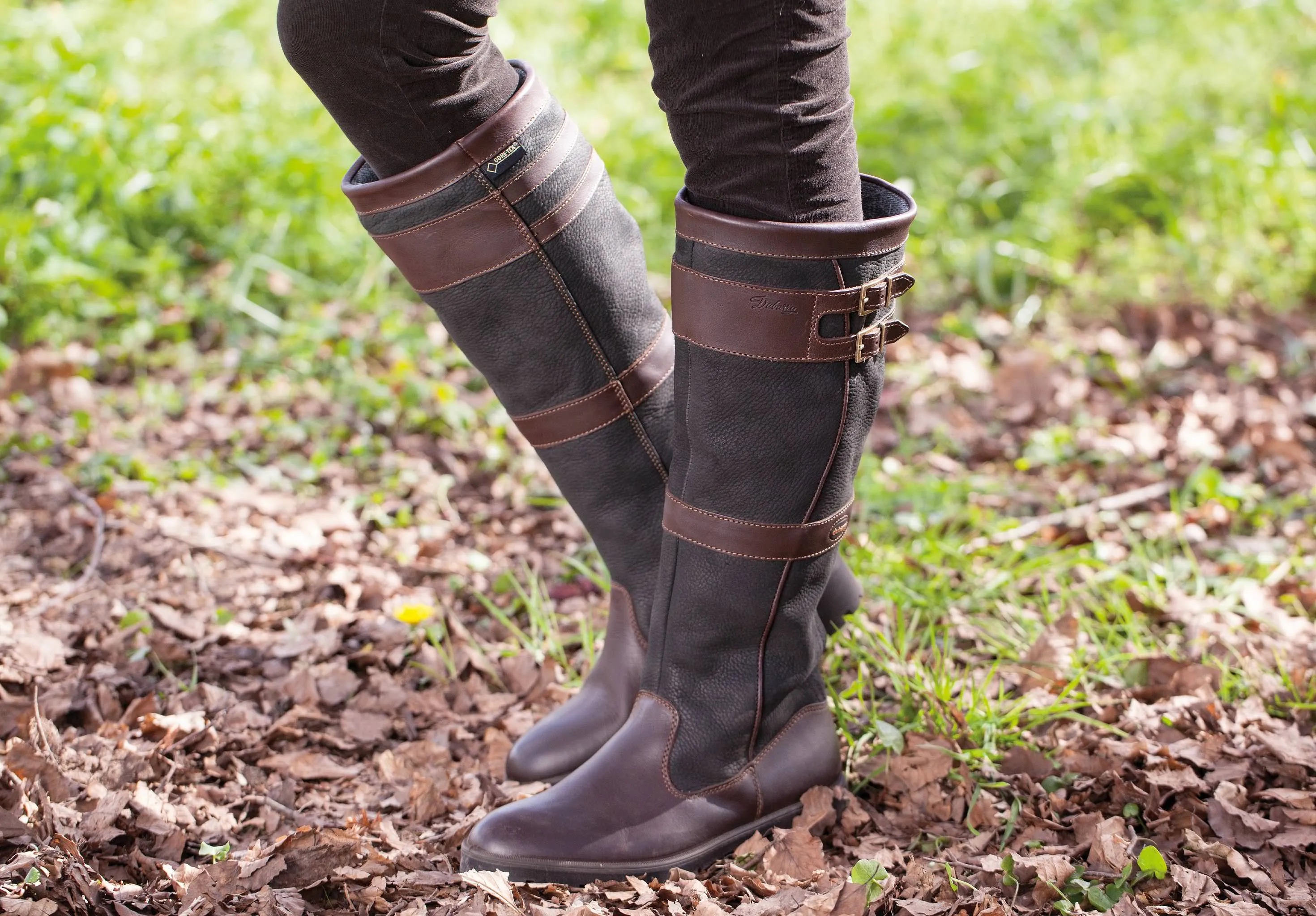 Black/Brown Country Boots in Longford