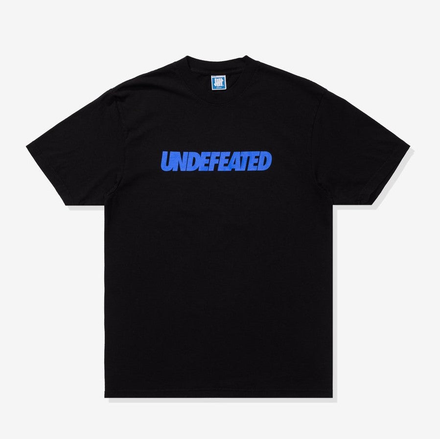 Blue Logo Tee Black Undefeated