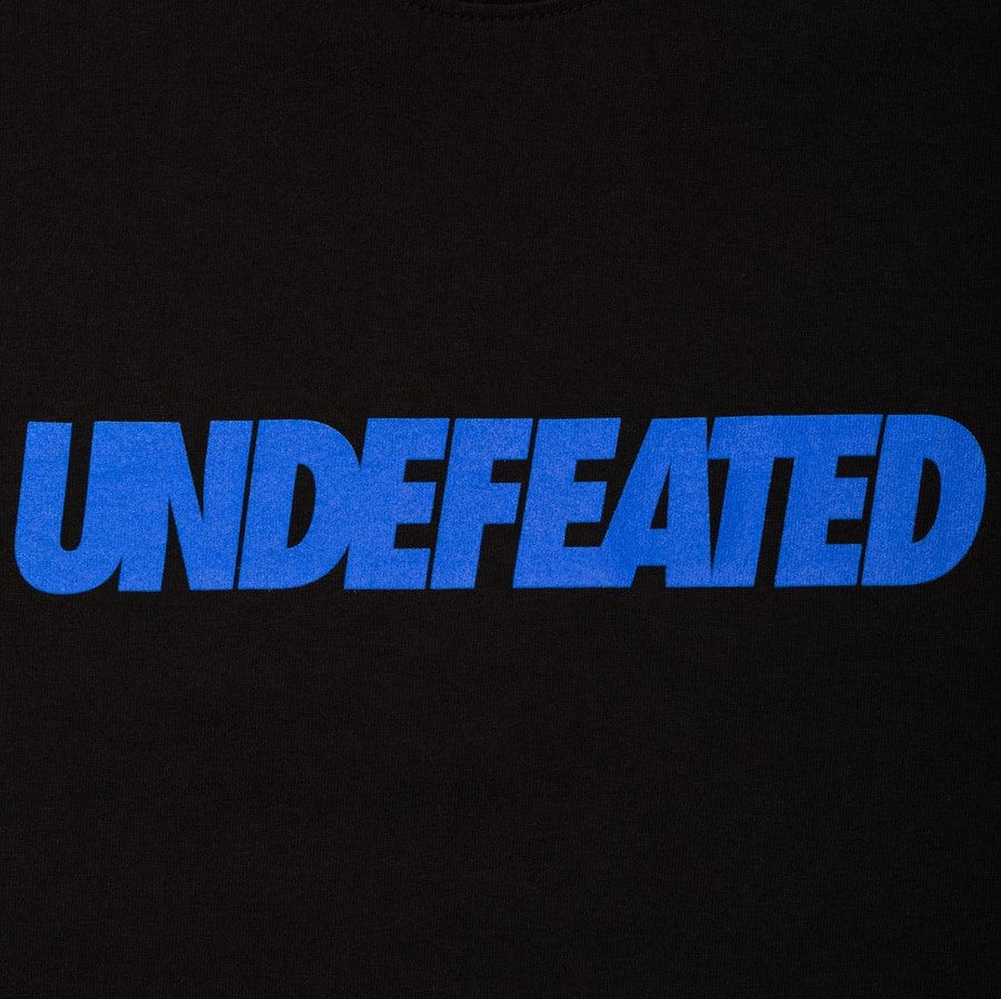 Blue Logo Tee Black Undefeated