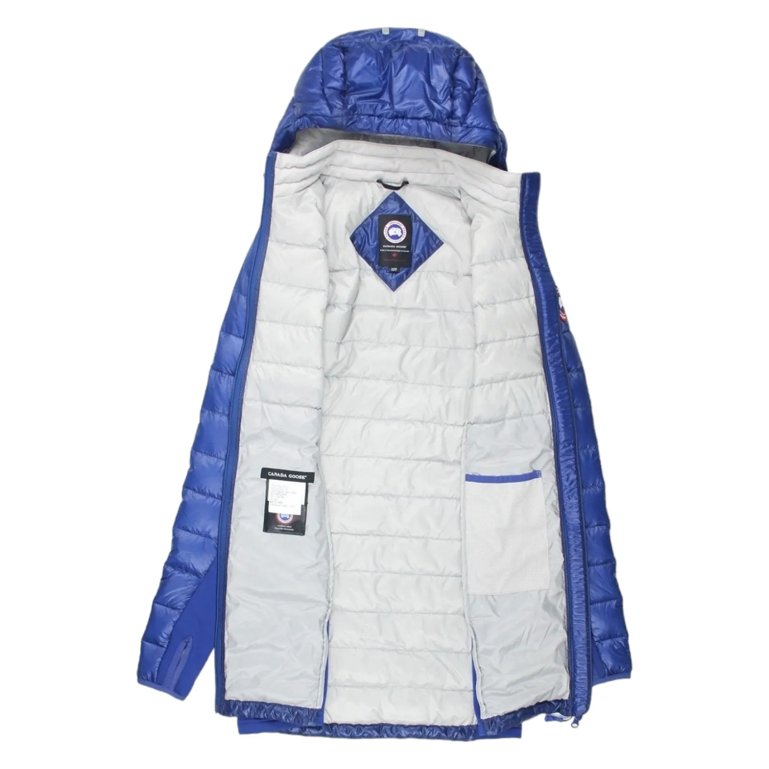 Blue Quilted Coat by Canada Goose