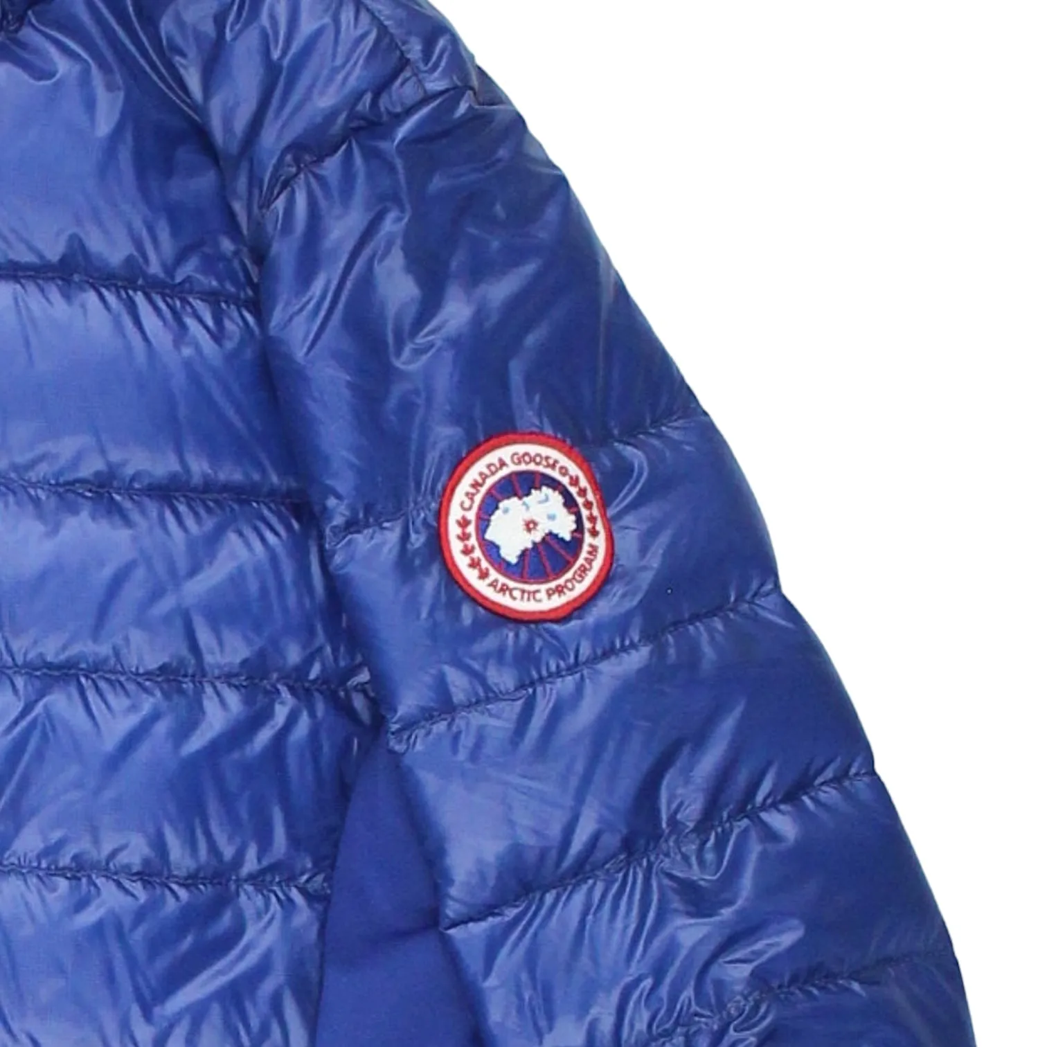 Blue Quilted Coat by Canada Goose