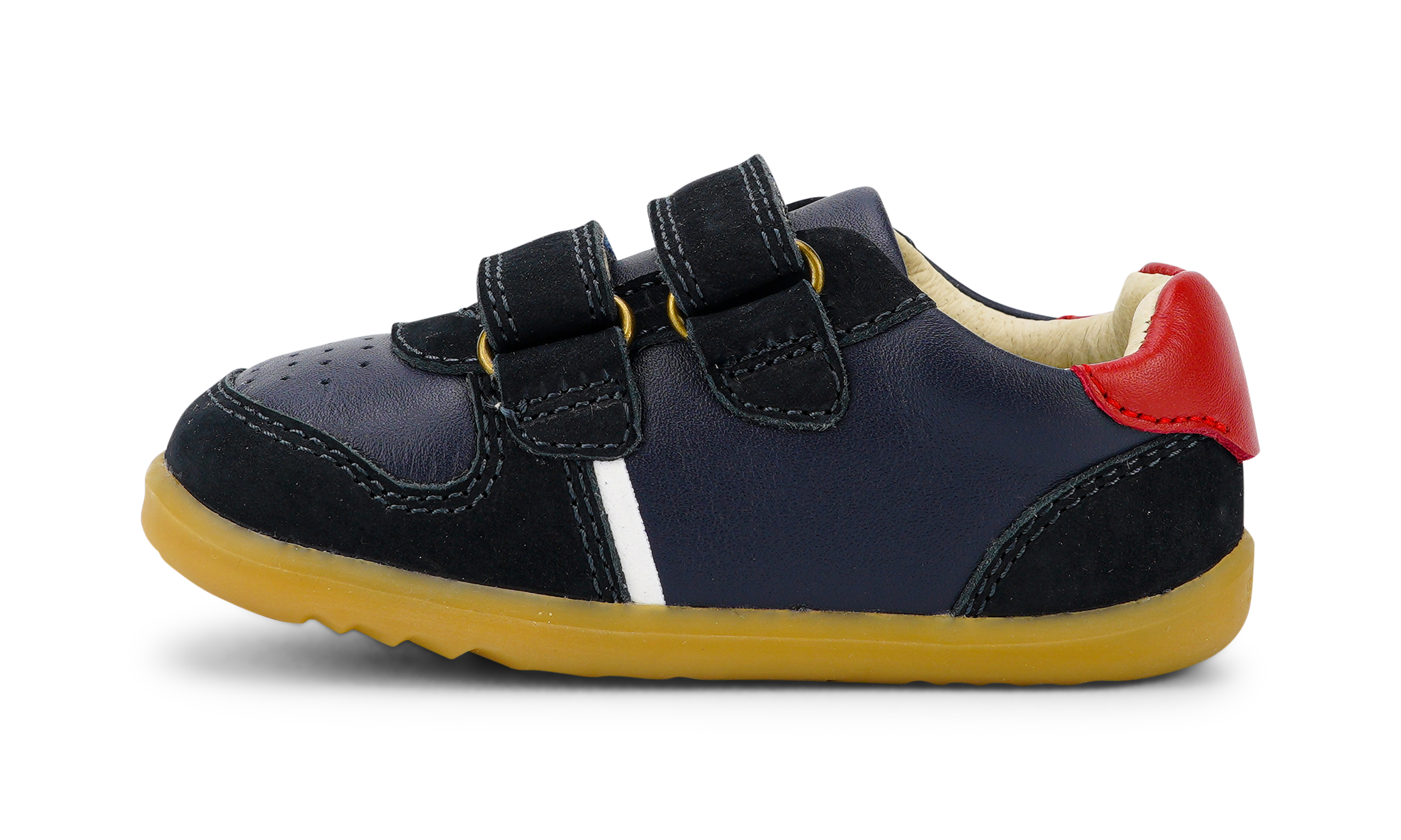 Bobux Step Up Riley Navy and Red