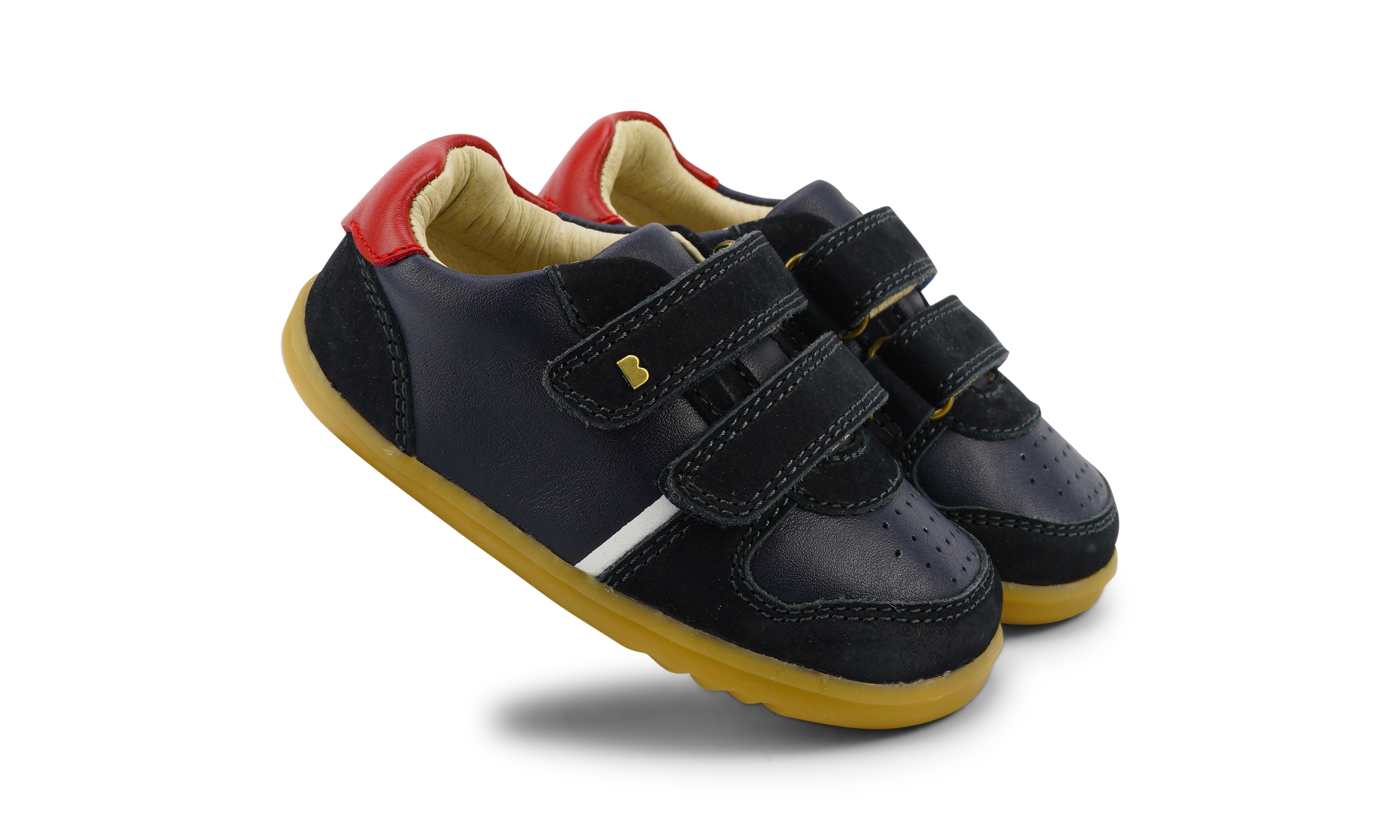 Bobux Step Up Riley Navy and Red