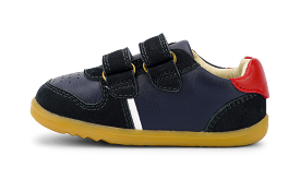 Bobux Step Up Riley Navy and Red