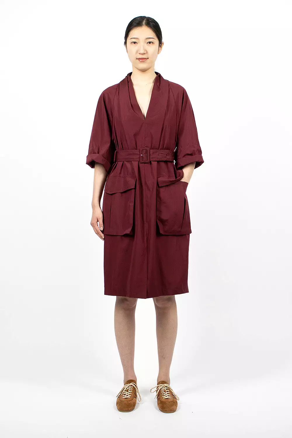 Bordeaux Women's Pocket Dress