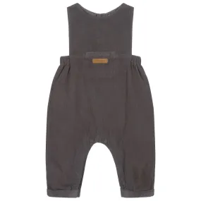 Grey Boys Corduroy Overalls