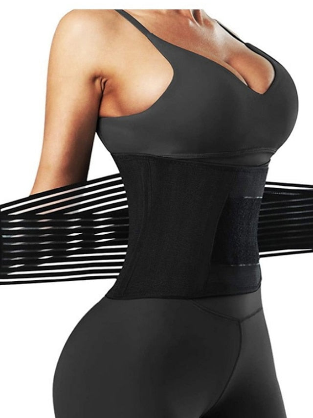 Breathable Sports Waist Trainer Corset for Women - Hook and Loop Closure