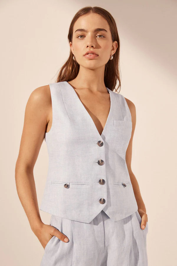 Brisa Oversized Structured Waistcoat