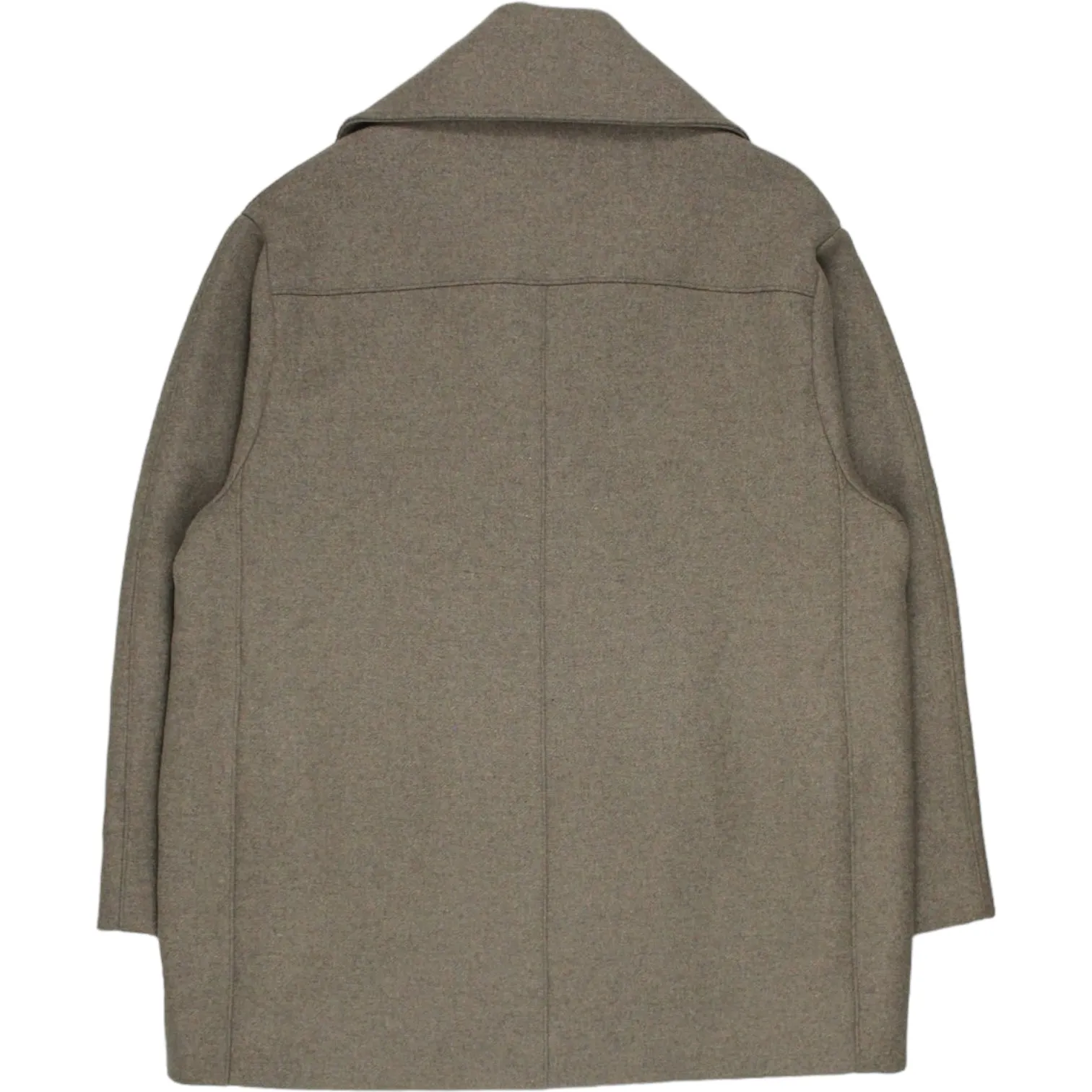 Brown 3D Pocket Oversized Coat by Studio Nicholson