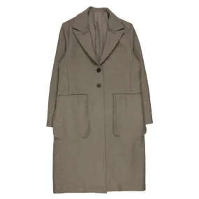 Brown 3D Pockets Long Coat by Studio Nicholson