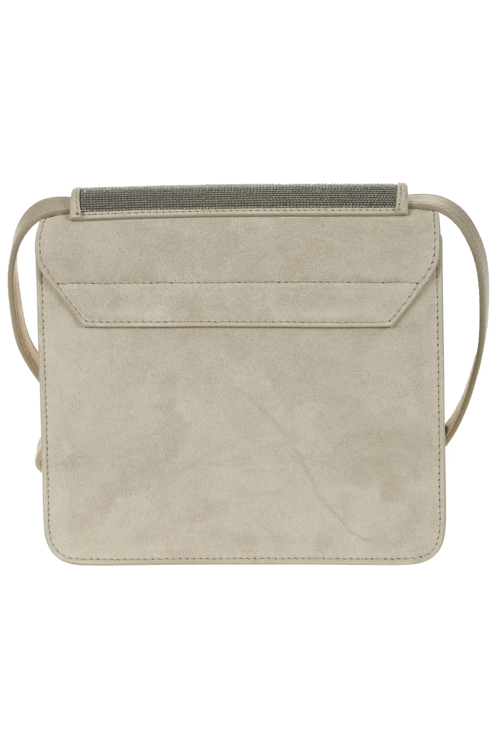 Brunello Cucinelli Logo Studs Crossbody Bag