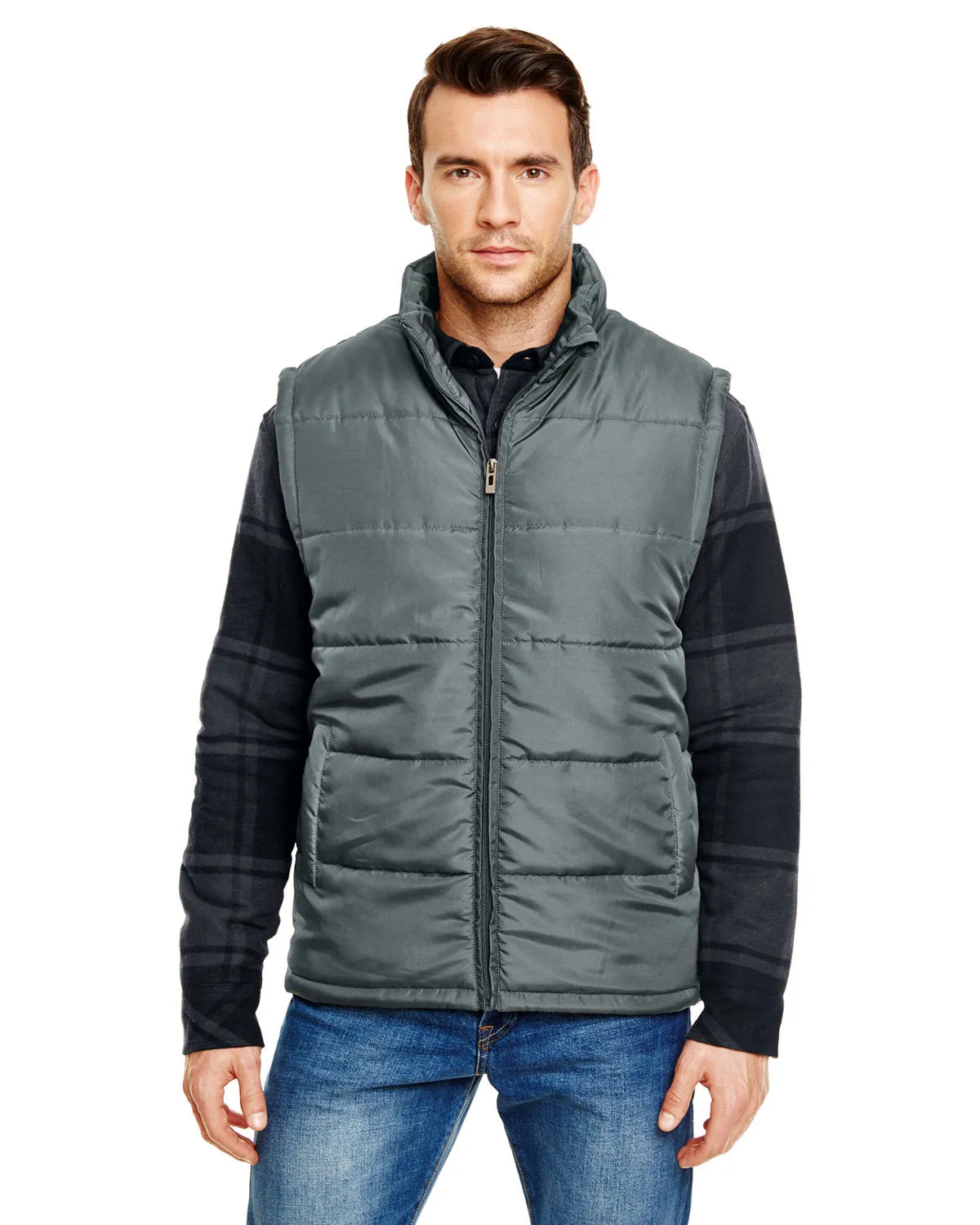 Burnside Men's Puffer Vest - Buy Online, Lowest Price & Free Shipping