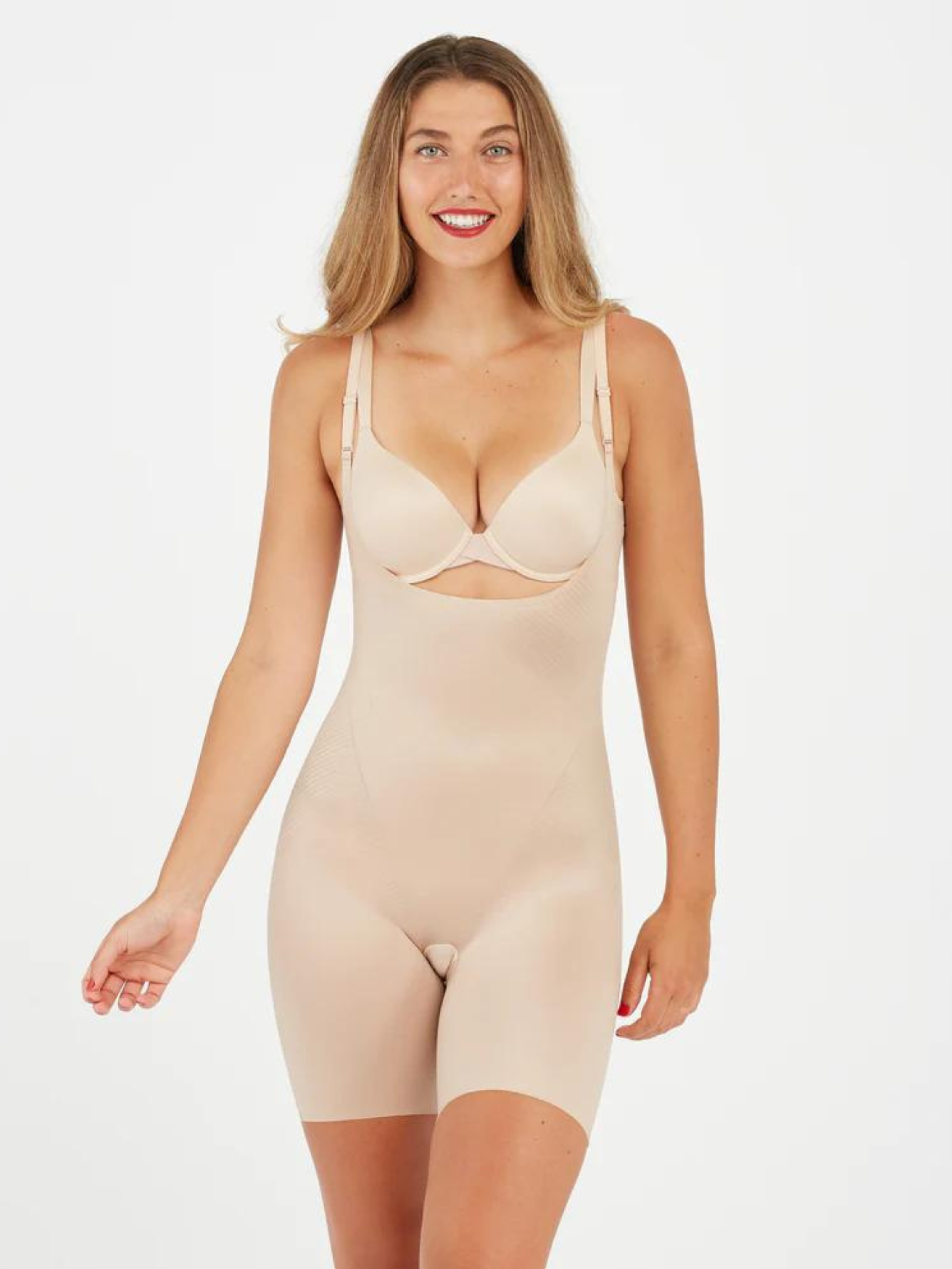 Busy Open Mid Thigh Bodysuit