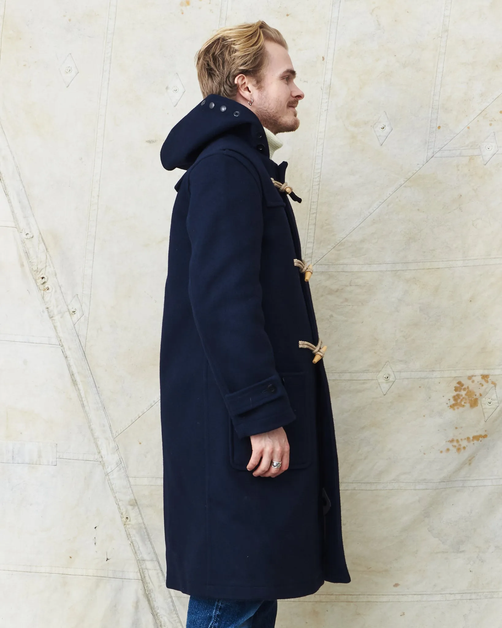 Buzz Rickson's Navy Wool Duffle Coat Model BR15164