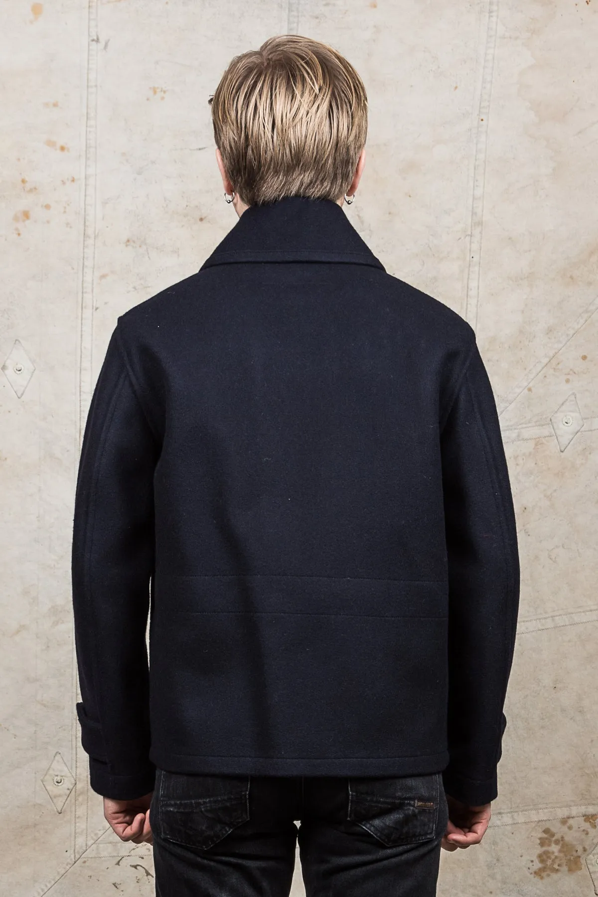 Buzz Rickson's Short Wool Duffle Coat Navy