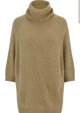 B&Y Turtleneck Poncho Naomi