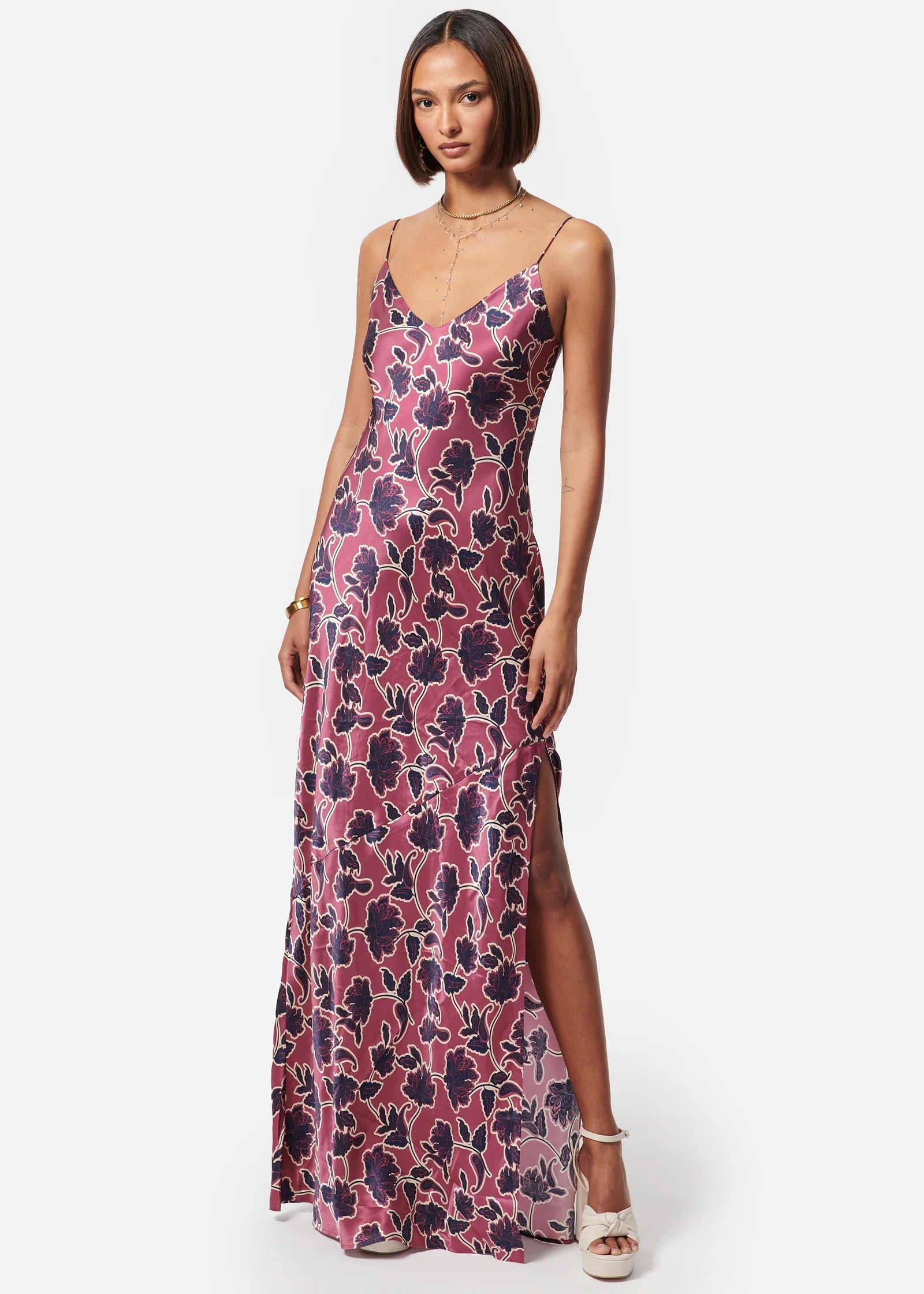 CAMI NYC Raven Gown - Baroque Paisley