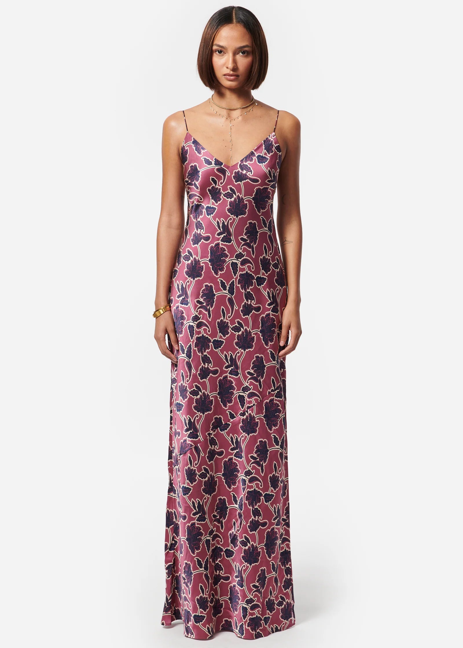 CAMI NYC Raven Gown - Baroque Paisley