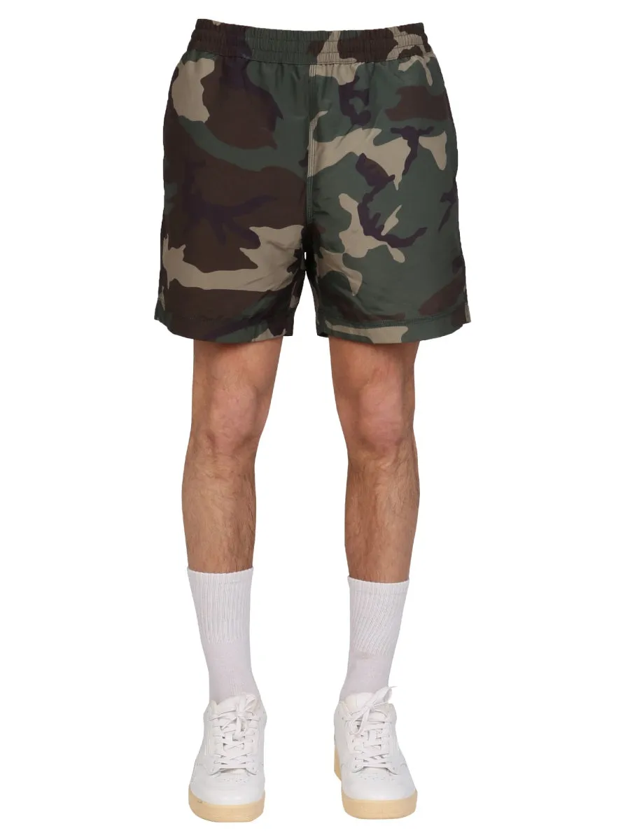 Carhartt WIP Camo Printed Swim Trunks