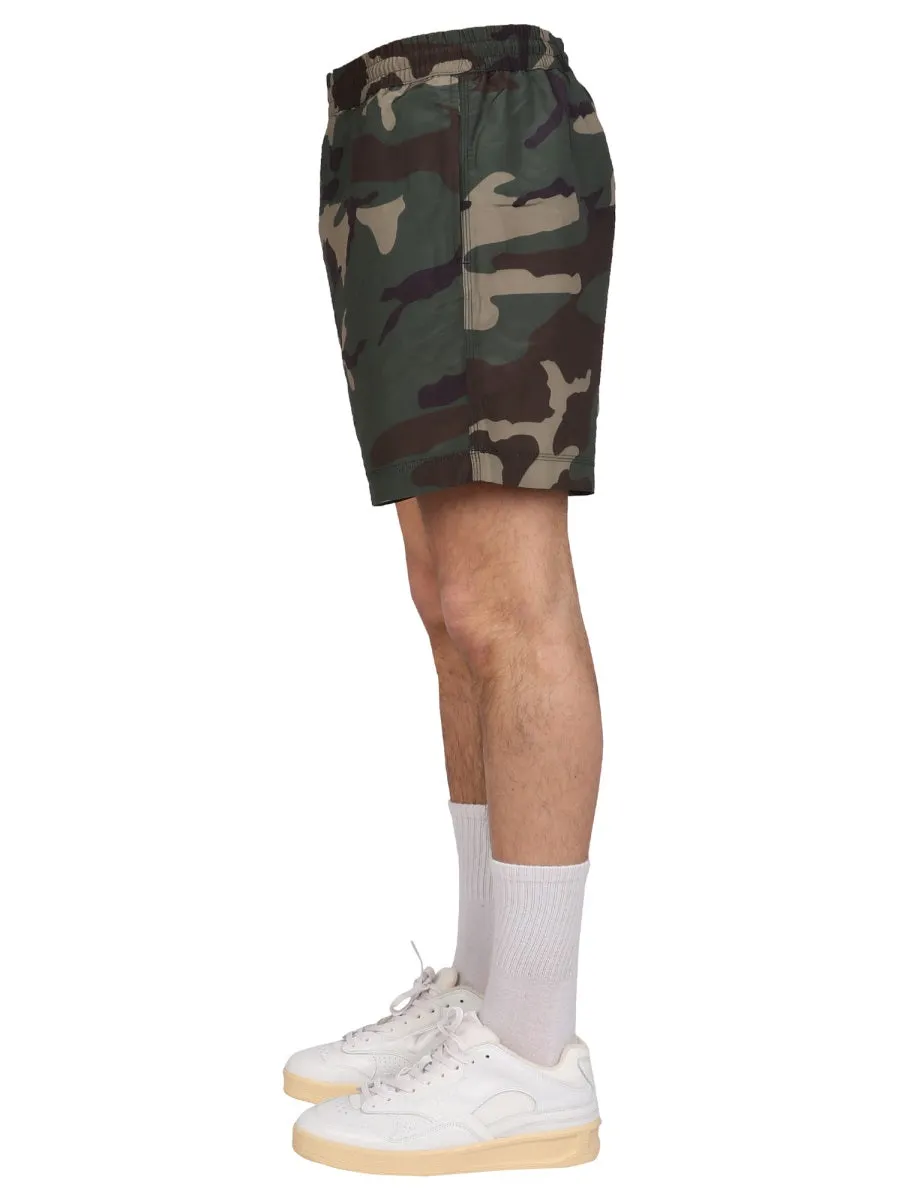 Carhartt WIP Camo Printed Swim Trunks