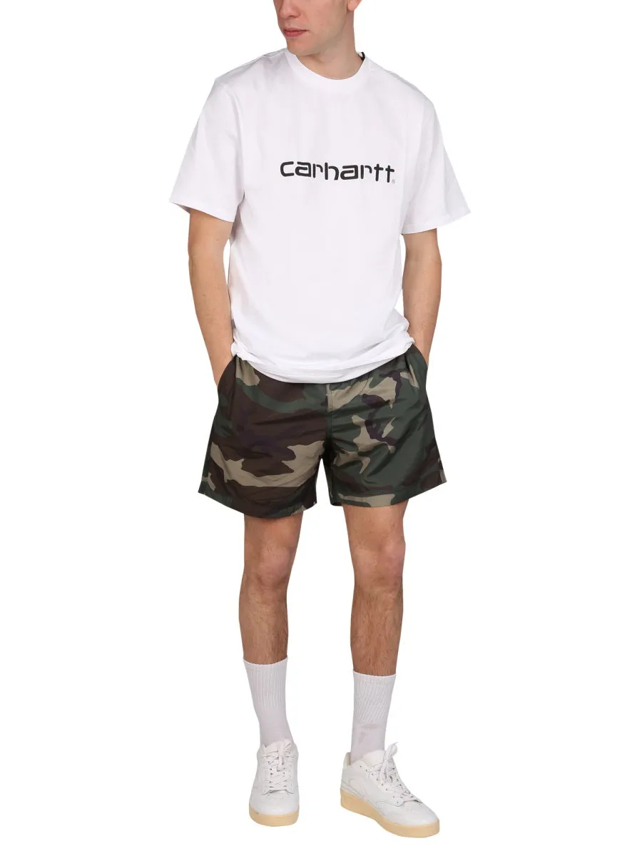 Carhartt WIP Camo Printed Swim Trunks