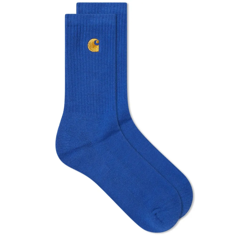 Carhartt WIP Chase Sock Submarine Gold