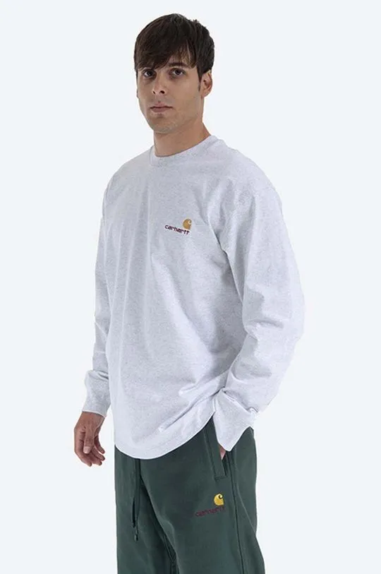 Gray Carhartt WIP Cotton Longsleeve Top