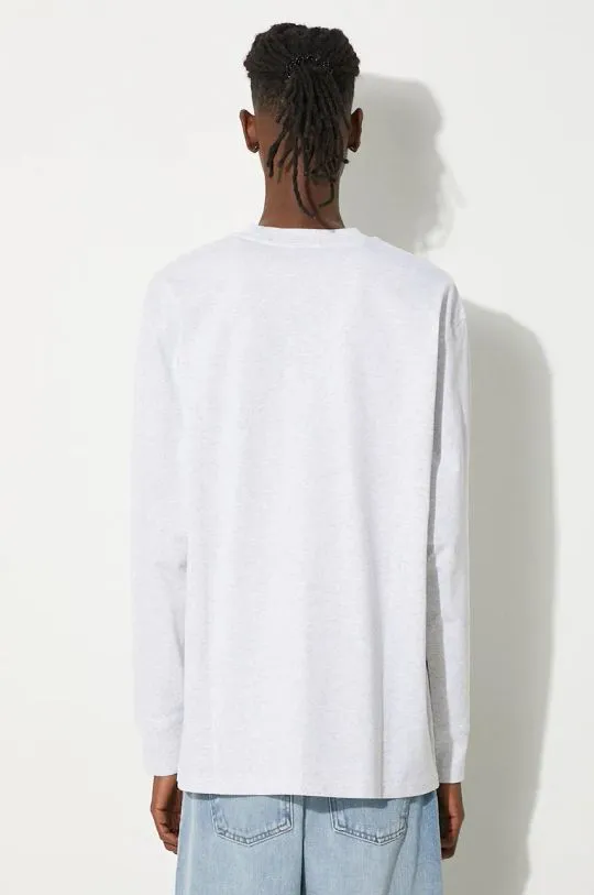 Gray Carhartt WIP Cotton Longsleeve Top