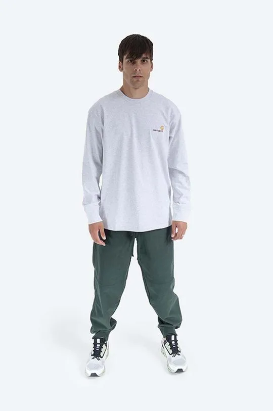 Gray Carhartt WIP Cotton Longsleeve Top