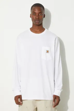 Carhartt WIP White Cotton Longsleeve Top