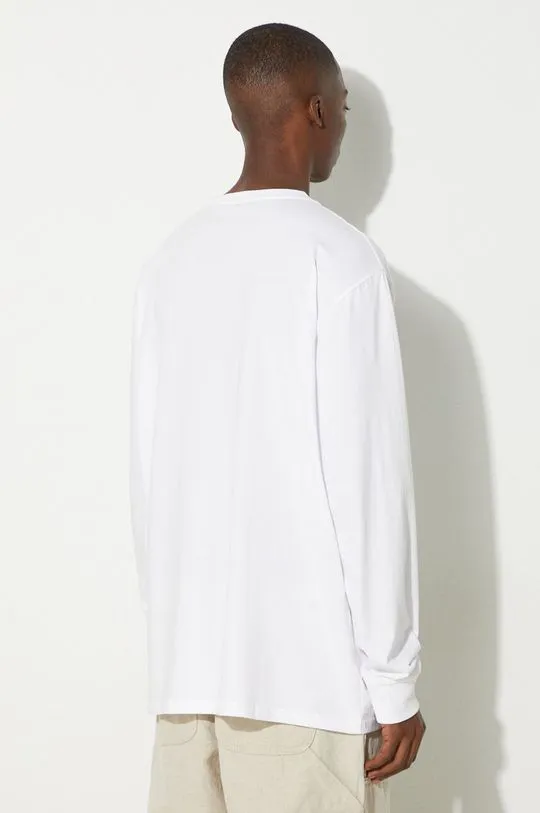 Carhartt WIP White Cotton Longsleeve Top