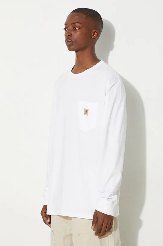 Carhartt WIP White Cotton Longsleeve Top