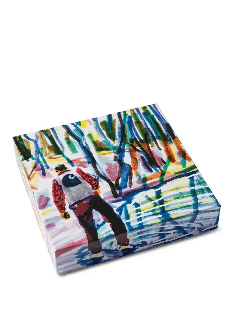 Carhartt WIP Ollie Mac Icy Lake Puzzle Multicolor Design