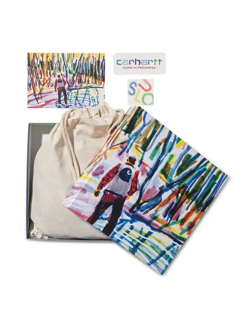 Carhartt WIP Ollie Mac Icy Lake Puzzle Multicolor Design