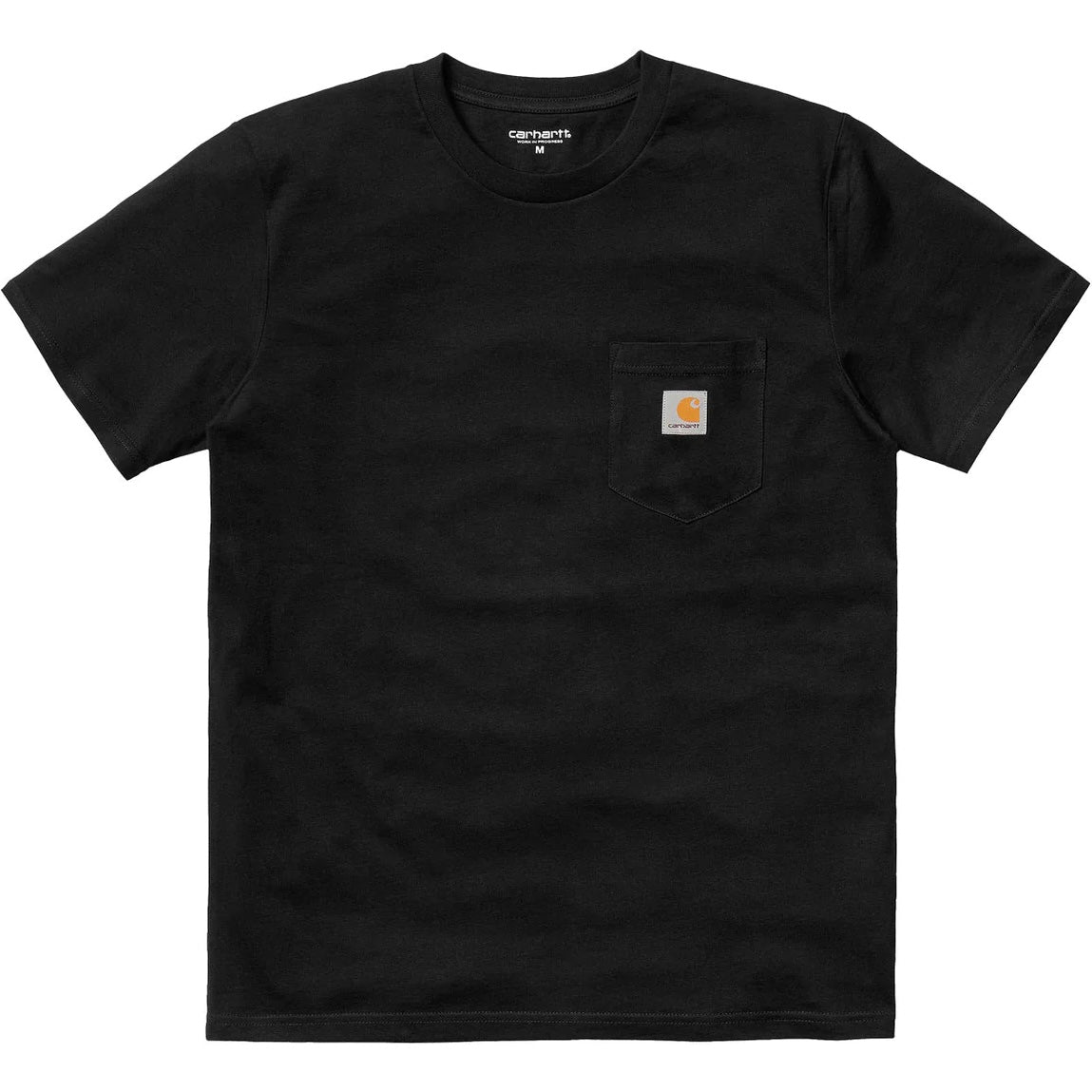 CARHARTT WIP Short Sleeve Pocket Tee in Black