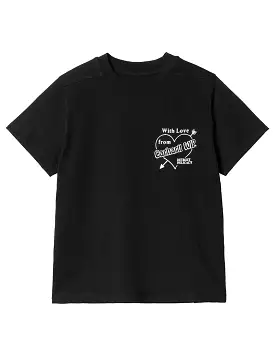 Carhartt WIP Women's Short Sleeve Delicacy T-Shirt in Black / White