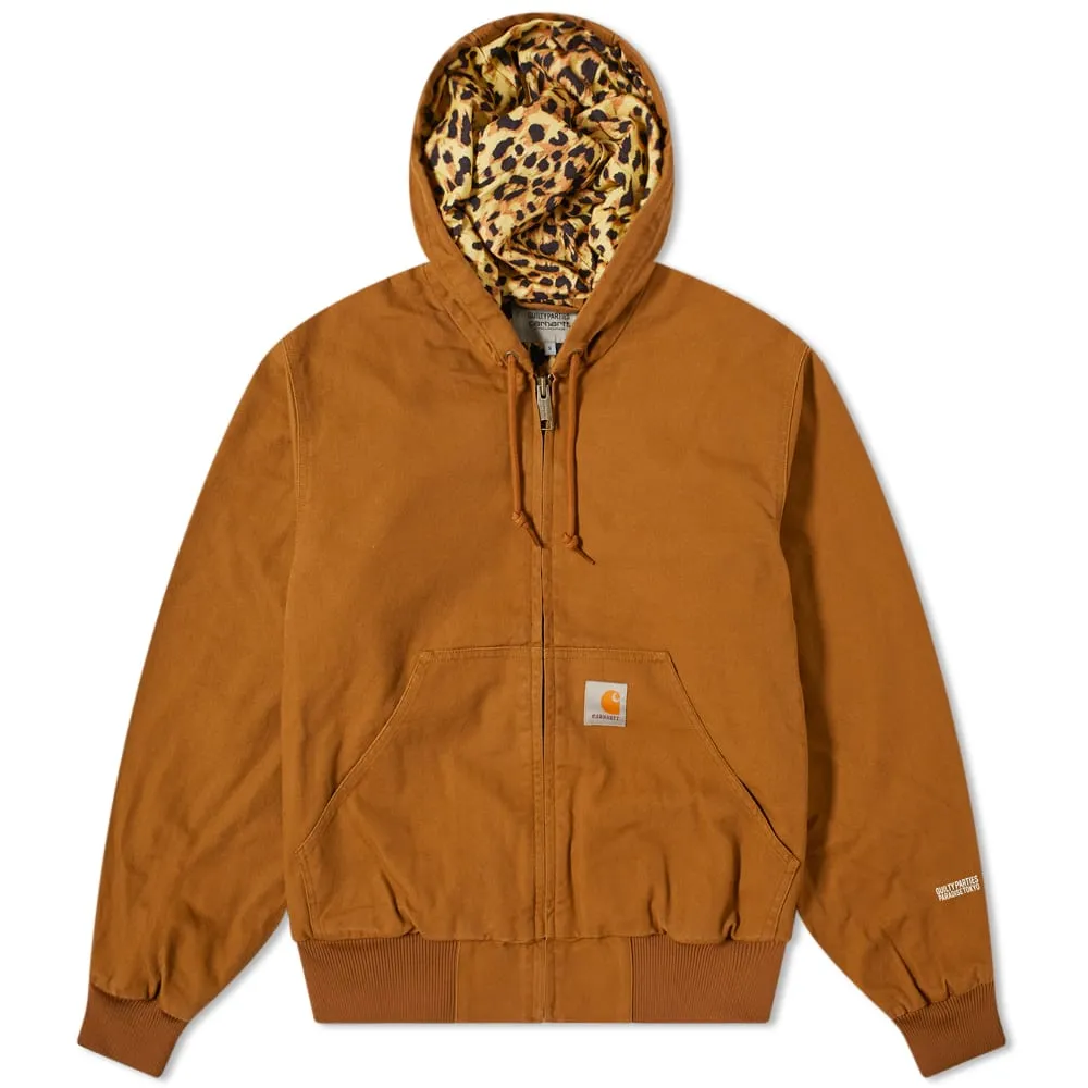 Carhartt x Wacko Maria Active Jacket Brown & Leopard Print