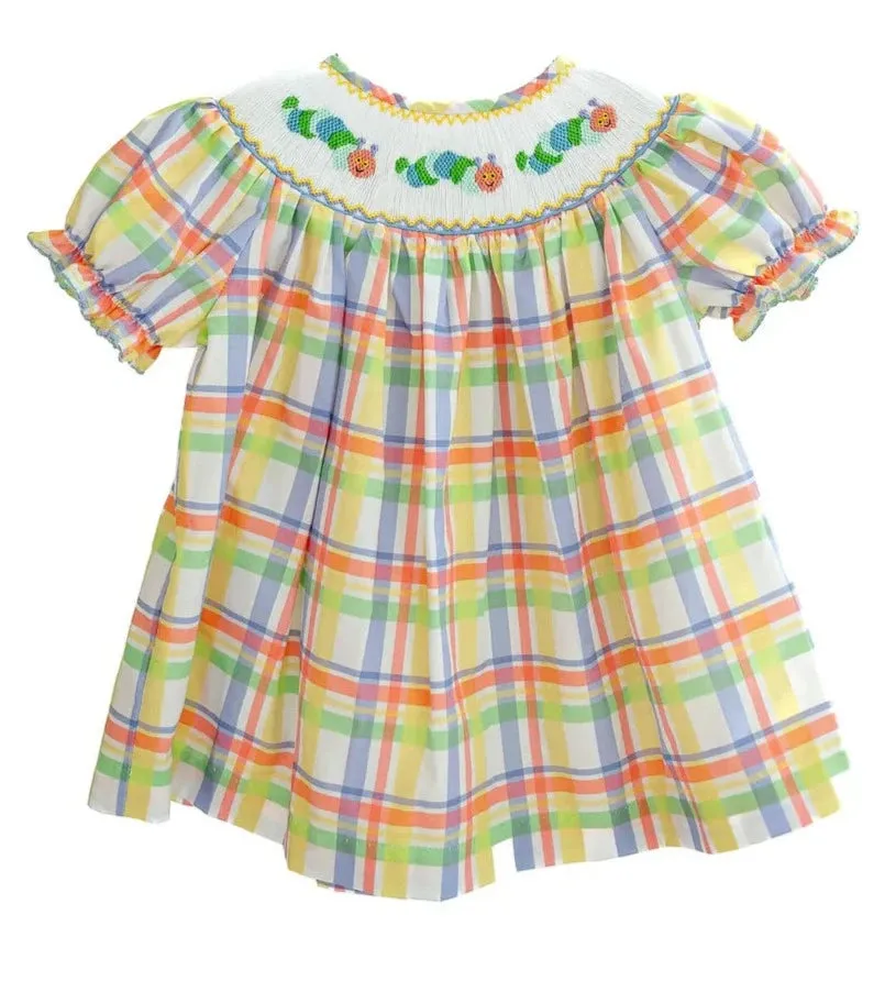 Caterpillar Smocked Helen Dress can be rewritten as Girls' Caterpillar Smocked Dress.