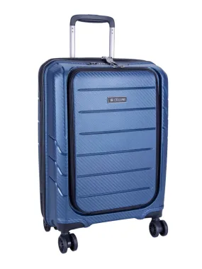 Cellini Microlite Blue Carry On Business Trolley